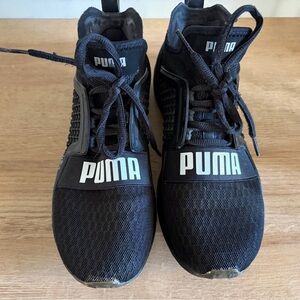 Puma Kids Black Sneakers